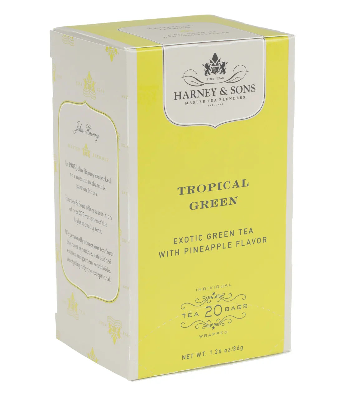 Tropical Green, Box of 20 Premium Teabags