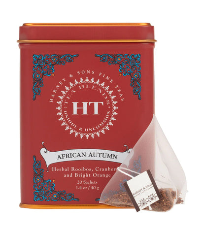 African Autumn, HT Tin of 20 Sachets