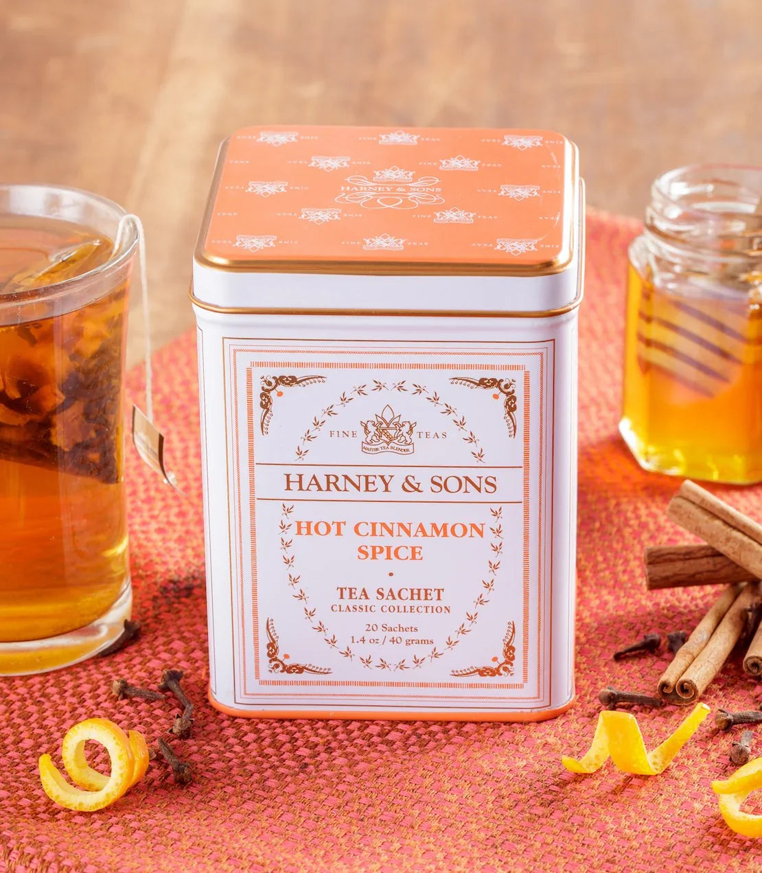 Hot Cinnamon Spice, Classic Tin of 20 Sachets