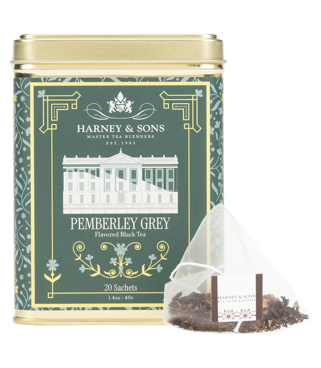 Pemberley Grey, Tin of 20 Sachets