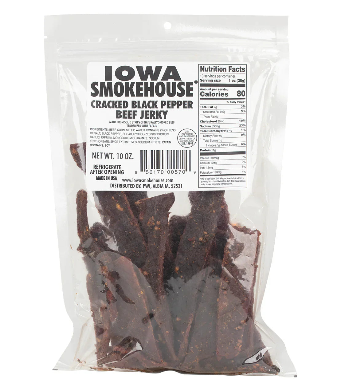 Iowa Smokehouse Jerky (Assorted Flavors)
