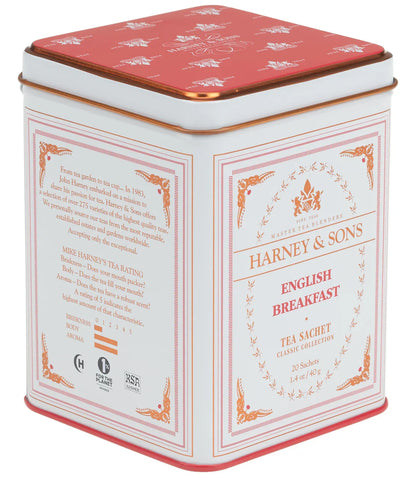 English Breakfast, Classic Tin of 20 Sachets